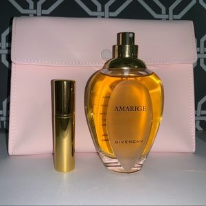 GIVENCHY AMARIGE 3.3 Oz EDT NEW + GIVENCHY POUCH